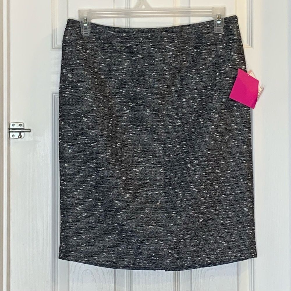 9 & CO Suit Separates Black and Ivory Pencil Skirt Size 10